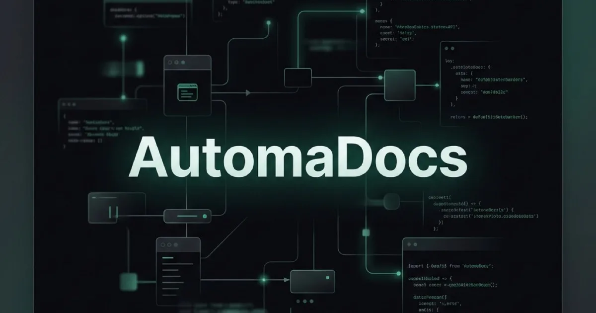 AutomaDocs - AI code documentation for GitHub teams
